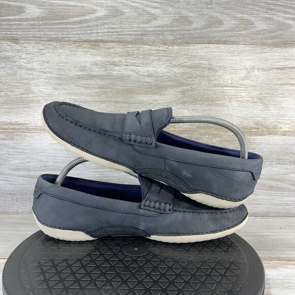 Cole Haan Men’s MotoGrand Suede Penny Driving Shoes Size 10 - Picture 9 of 9